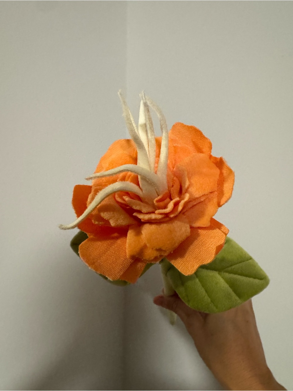 CJ Hendry Flower Market (Rockefeller Center 2025) Orange plush Flower